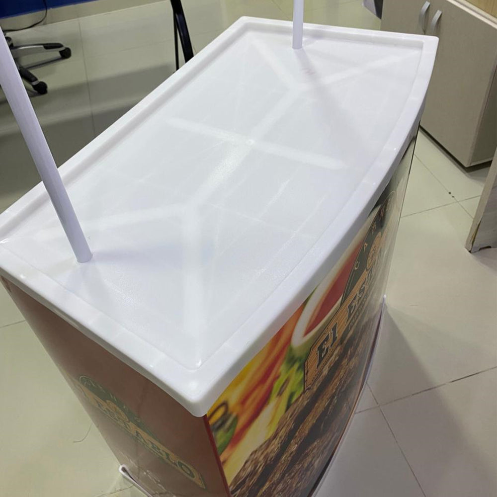 Stand Portátil con publicidad Incluida -47% Dto!