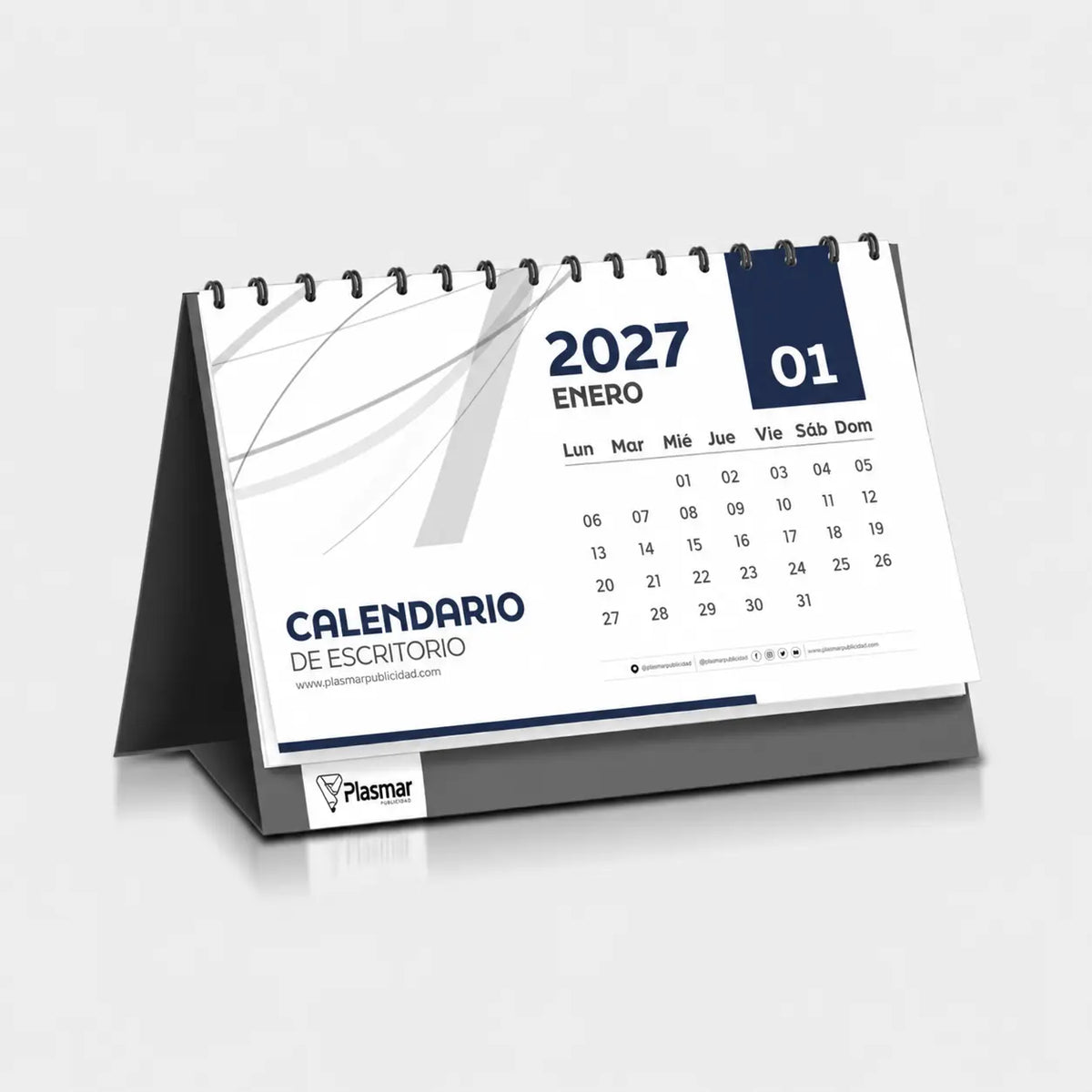 Calendario de escritorio 2027