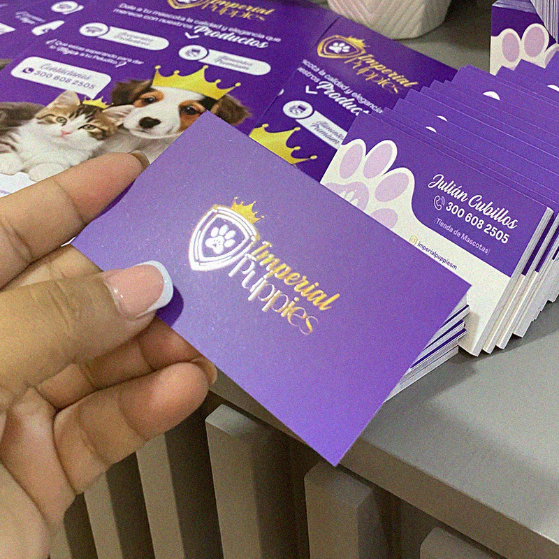Tarjetas Personales Mate