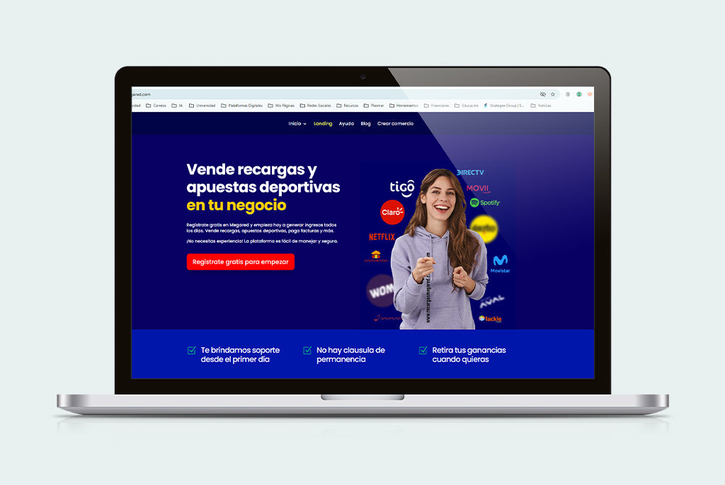 Página Web de Aterrizaje + Correo Profesional - $650.000/año