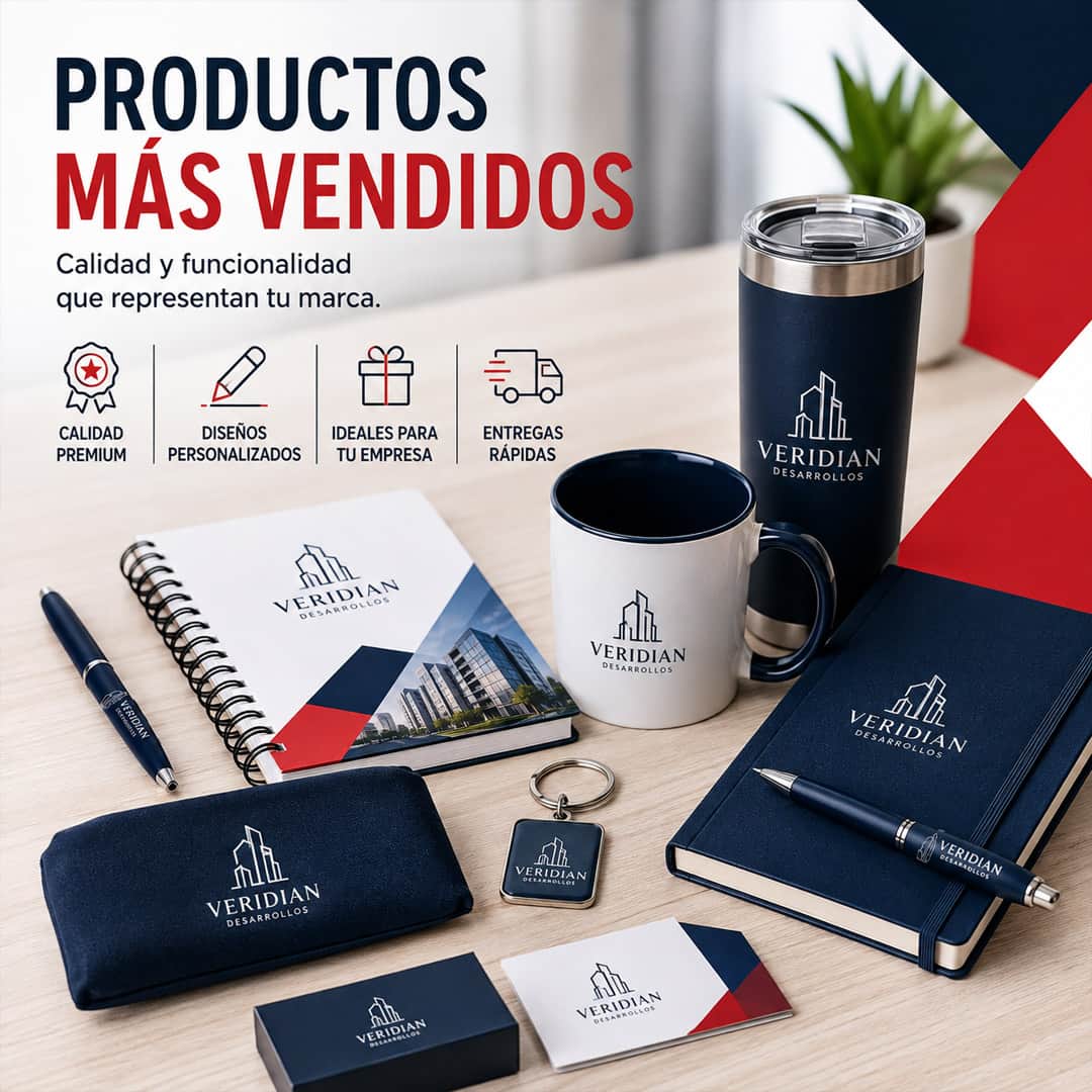 Productos más vendidos