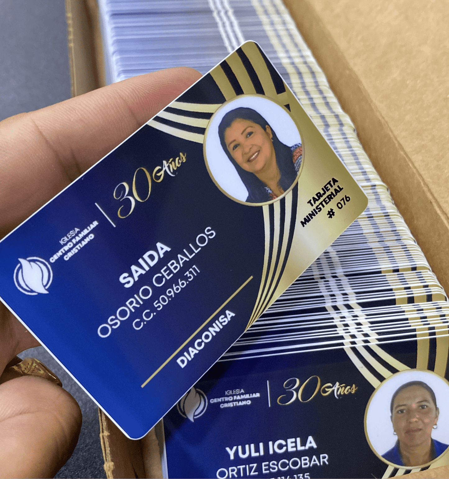 🎫 Carnets Empresariales en PVC 100% Original Impreso x2 Caras
