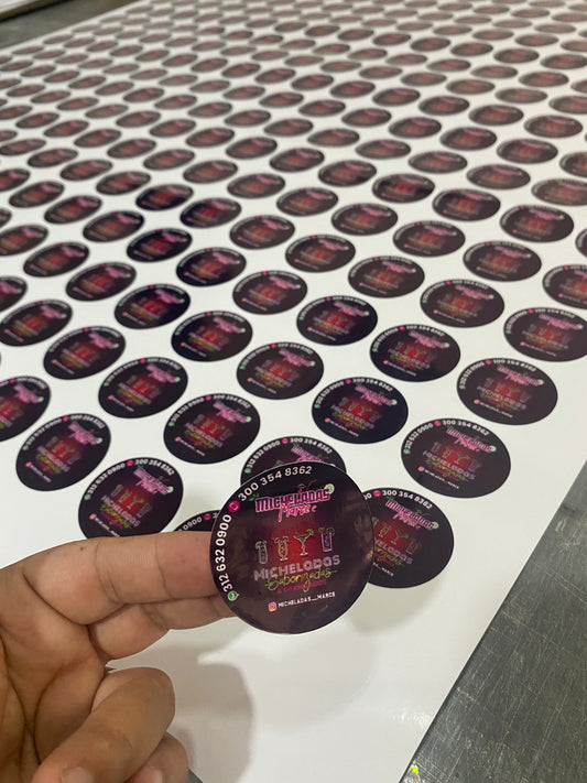 500 STICKER PARA NEGOCIOS $35.000