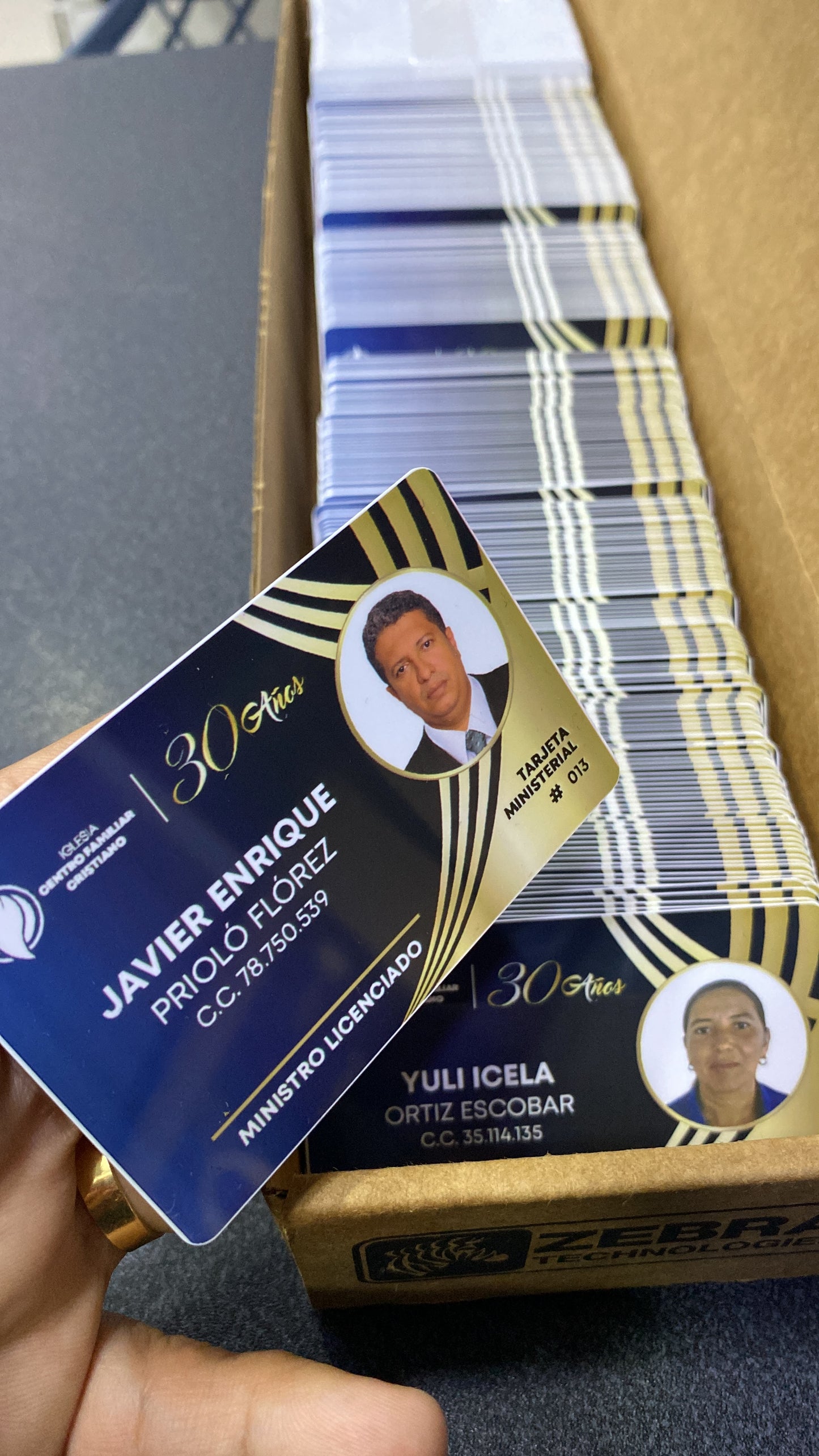 🎫 Carnets Empresariales en PVC 100% Original Impreso x2 Caras