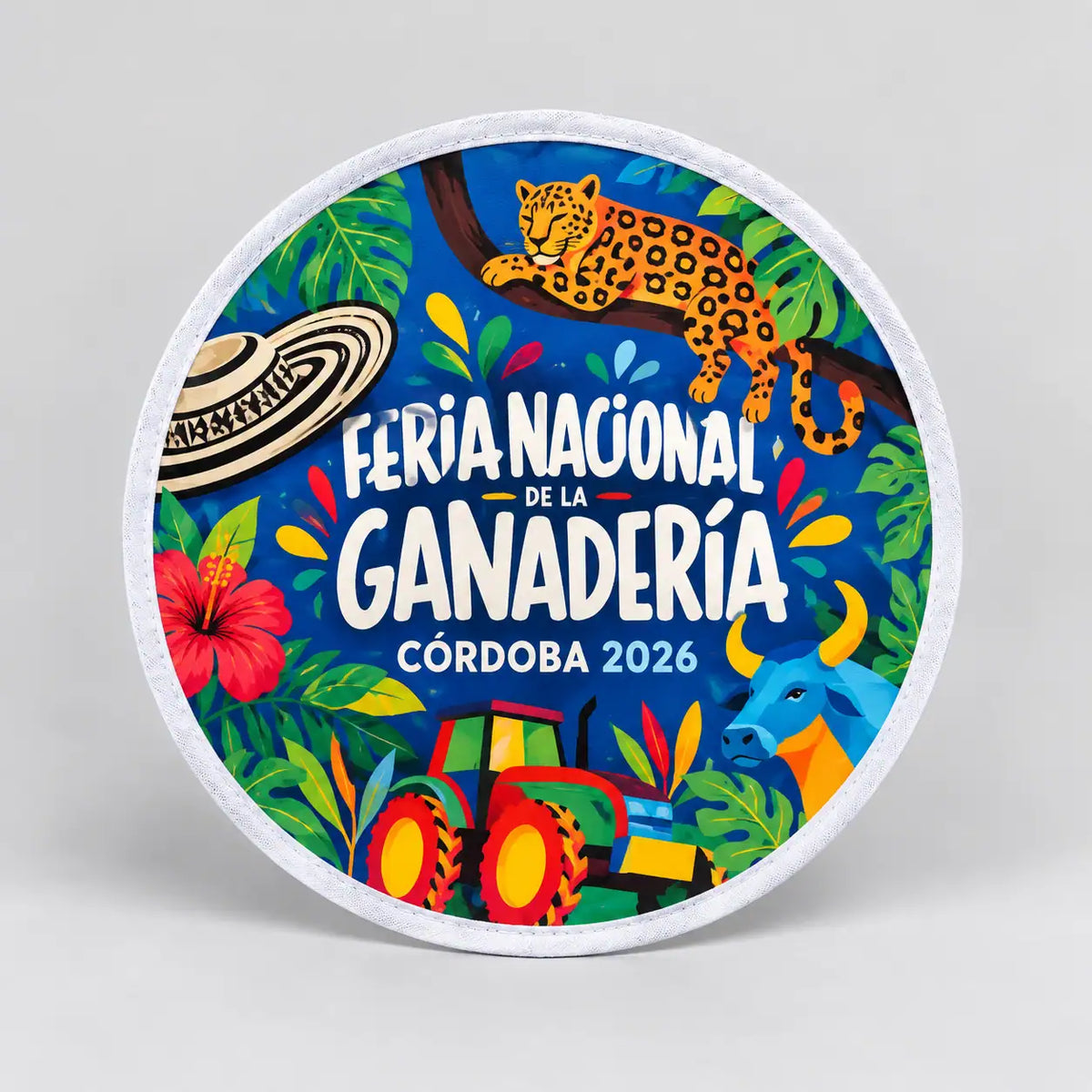 Abanicos plegables de tela personalizados con logo para eventos y ferias, paquete x10