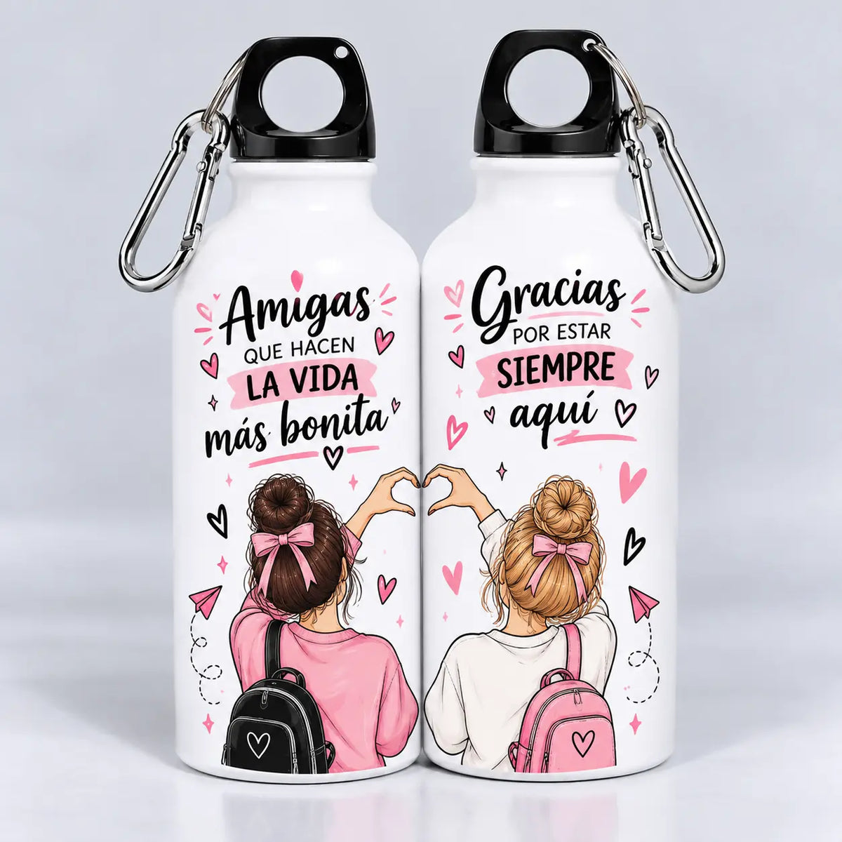 Combo de dos caramañolas Amigas por siempre para regalar a la mejor amiga