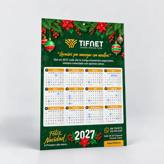 Calendario de pared