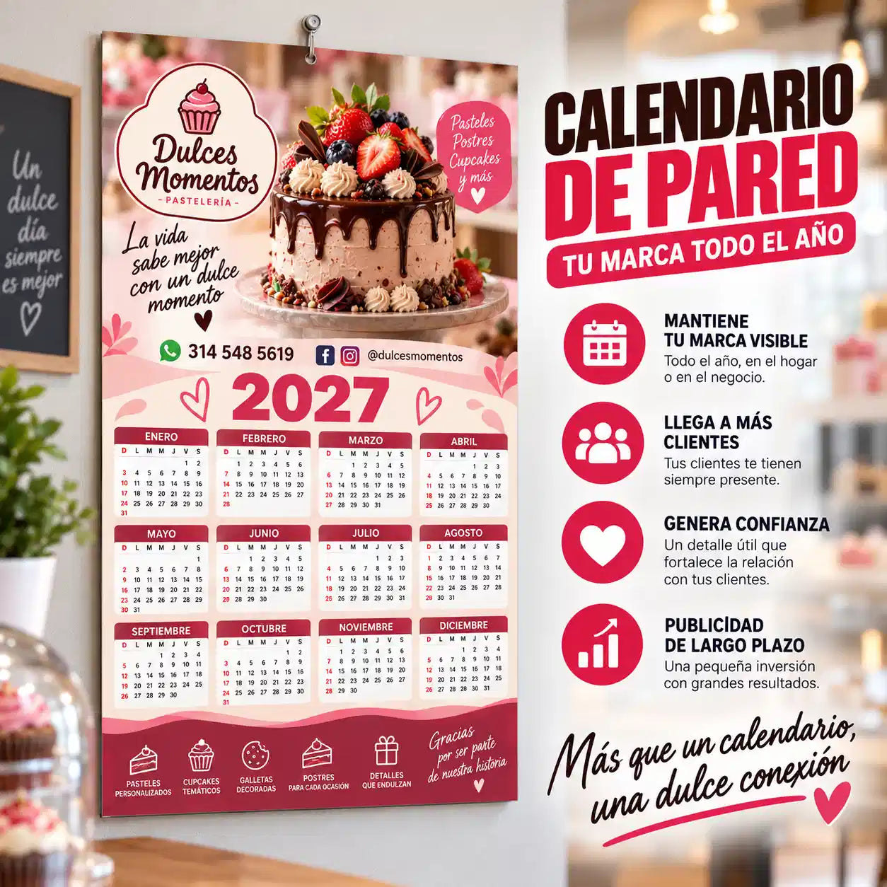 Calendario de pared