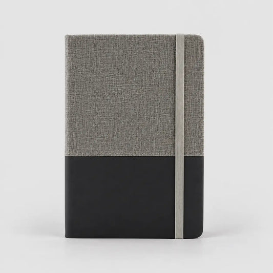 Agenda de lujo bicolor minimalista personalizada