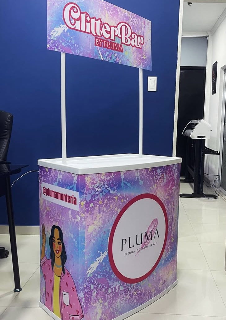 Stand Portátil con publicidad Incluida -47% Dto!