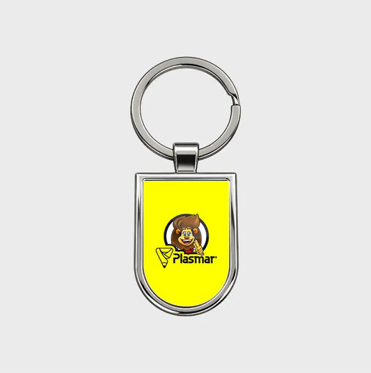 Llavero metálico Imperial cromado personalizado