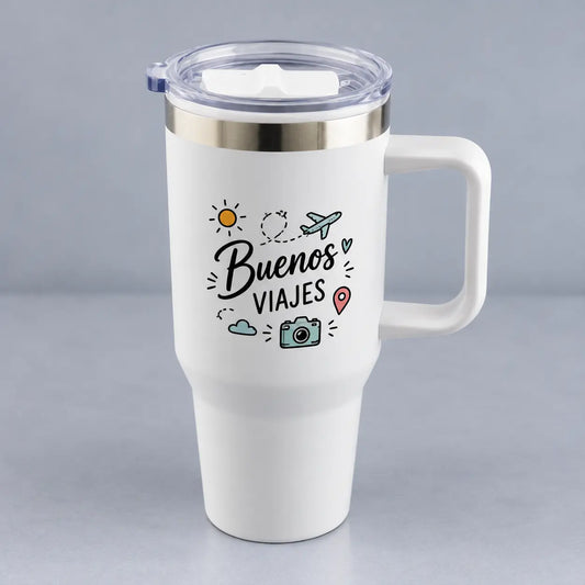 Mug viajero metálico 650 ml