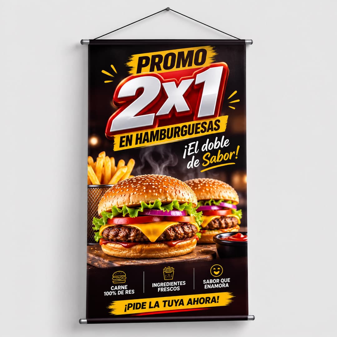 Pendon publicitario