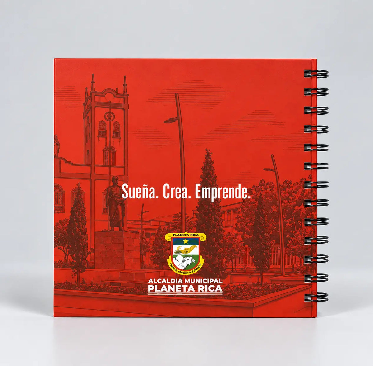 Agenda cuadrada 17 x 17 cm personalizada, regalo corporativo de fin de año
