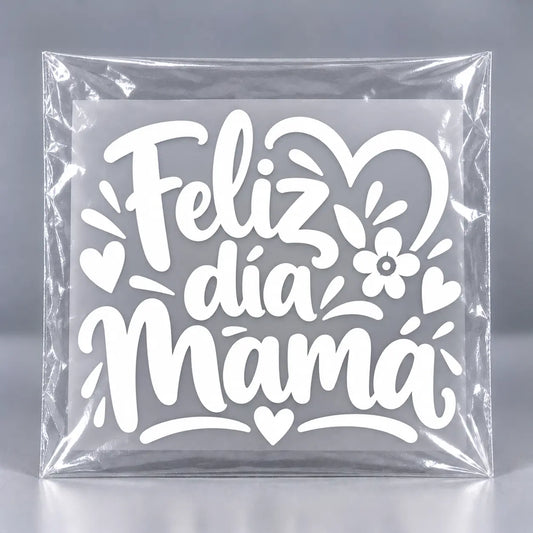 Calcomanía Feliz día, mamá