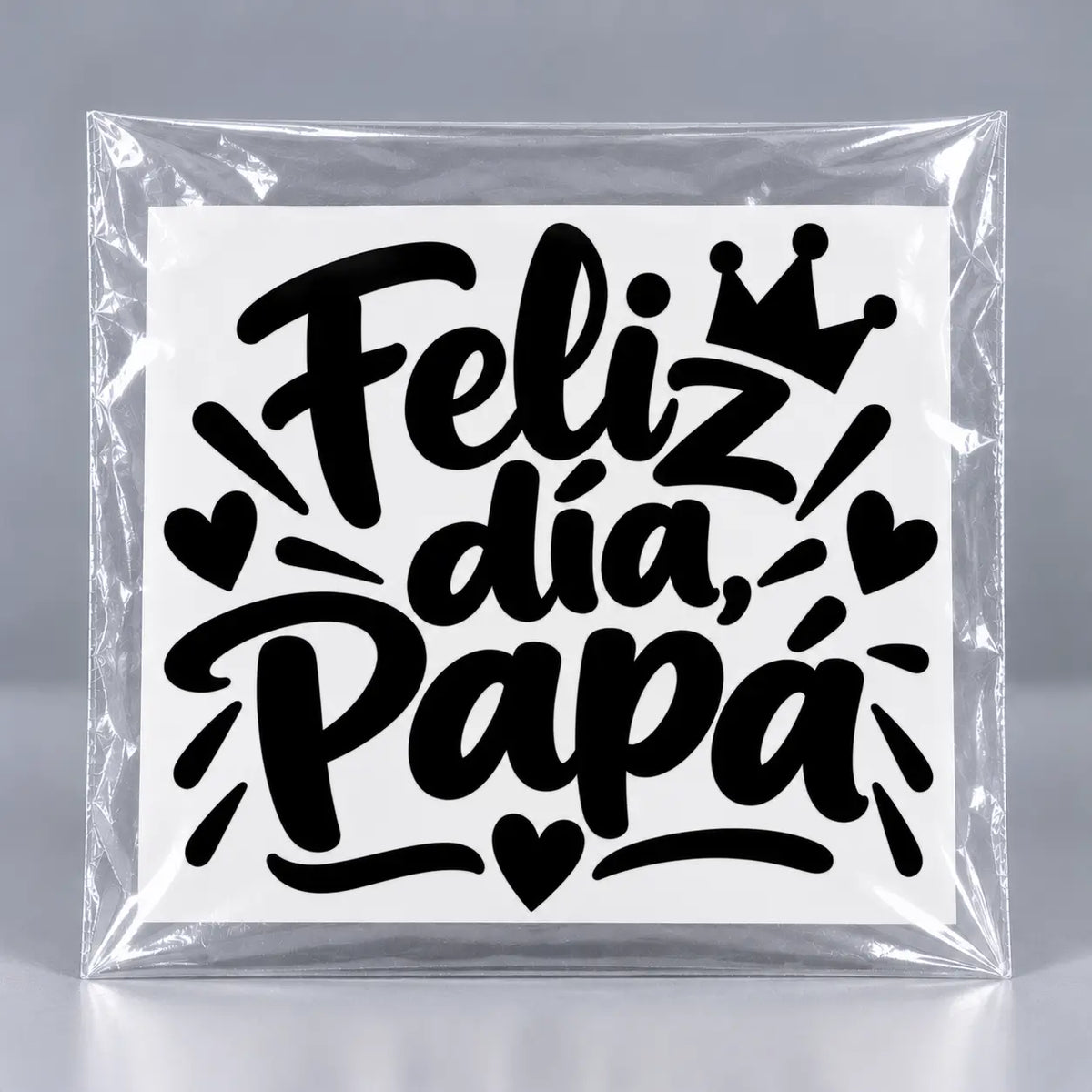 Calcomanía Feliz día, papá
