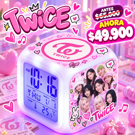 Reloj digital LED personalizado