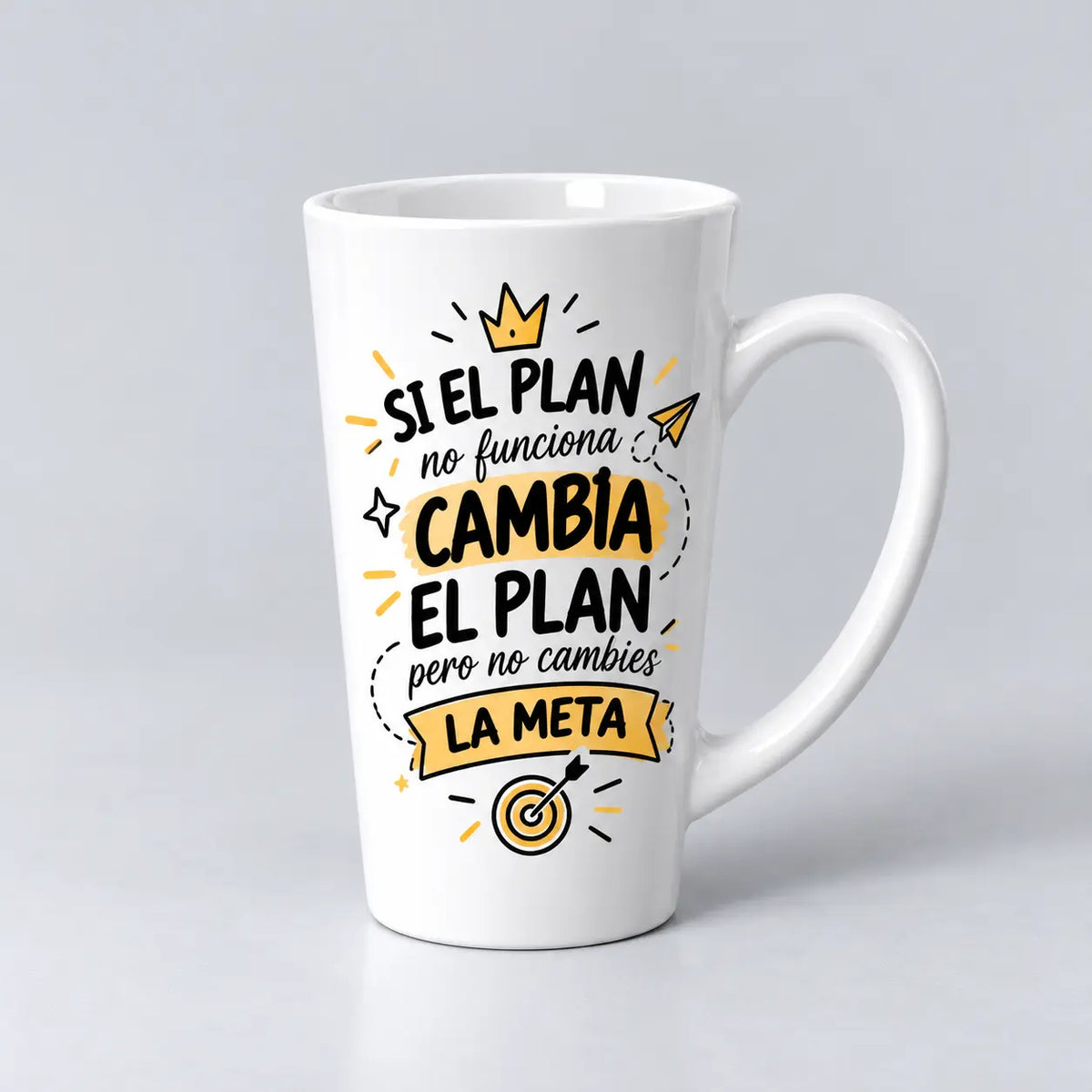 Mug cónico 11 oz personalizado con logo o foto de la empresa