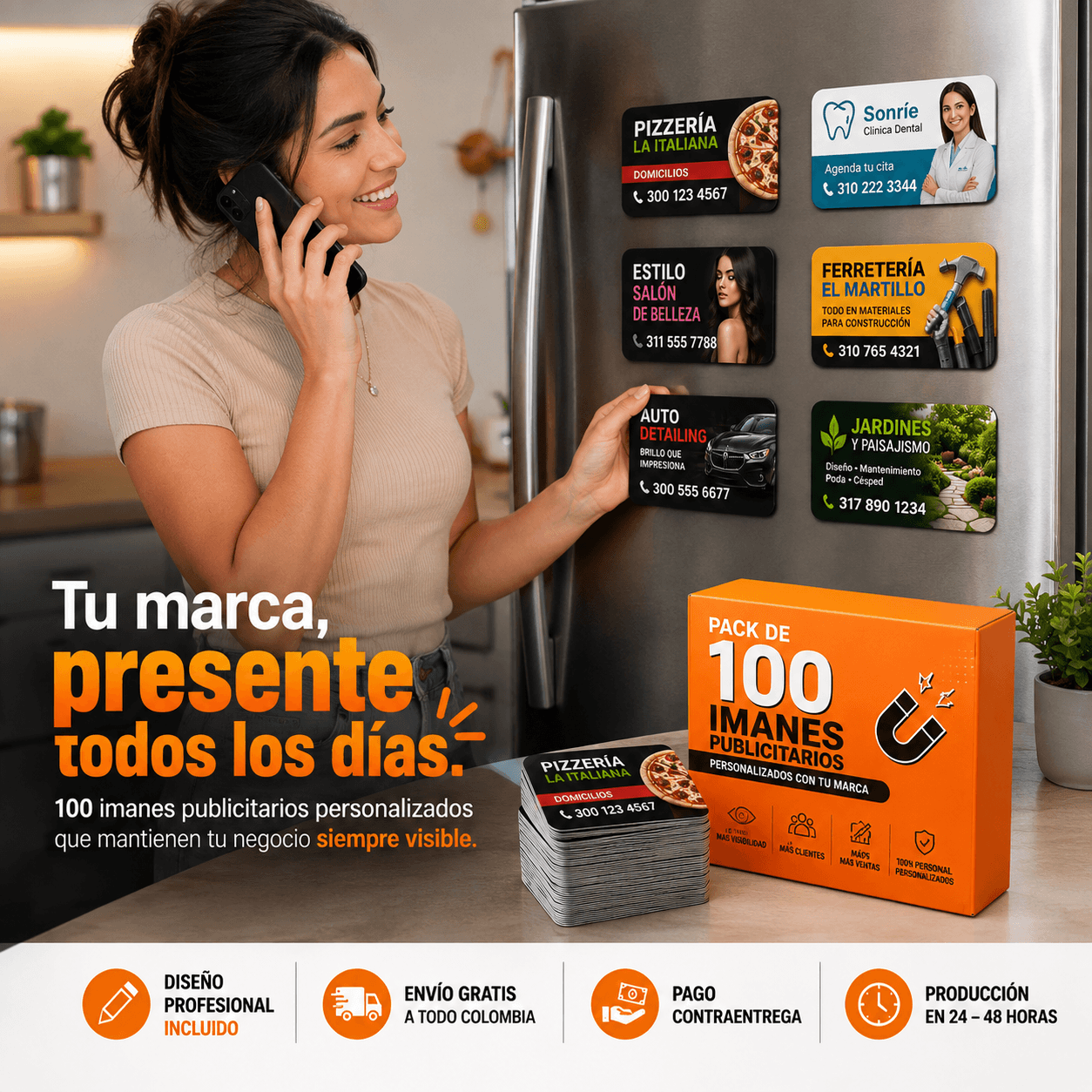 Tarjetas Imantadas para tu Negocio | Envío Gratis